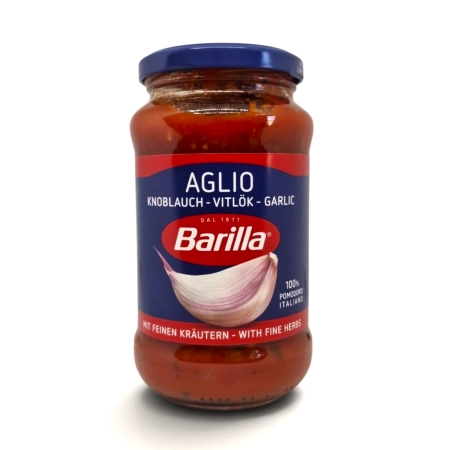 Barilla Aglio Sos Pomidorowy z Czosnkiem, Czerwonym Winem i Ziołami 400g